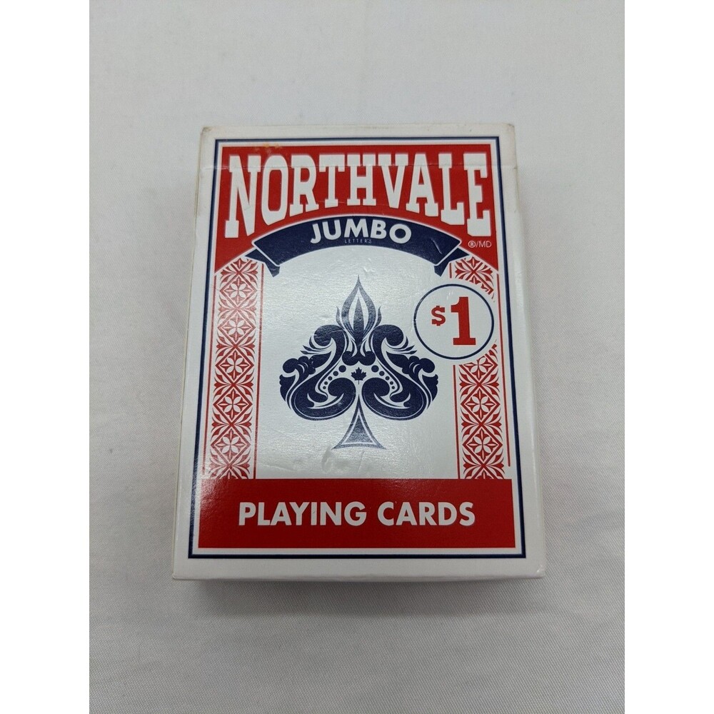 Northvale Red Back Jumbo Playing Cards Complete